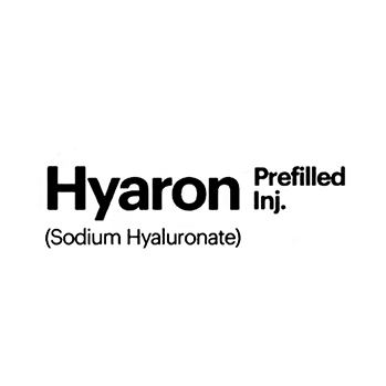 牙科设备注册“Hyaron Sodium Hyaluronate Prefilled Inj”于商标第10类医疗器械