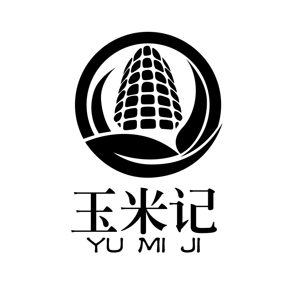 个人申请商标_注册中文“玉米记”英文“YU MI JI”及图形第30类方便食品类